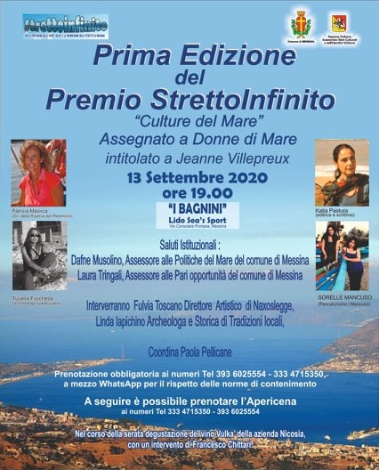 CULTURE DEL MARE – A Messina la prima edizione del Premio StrettoInfinito assegnato alle Donne di Mare