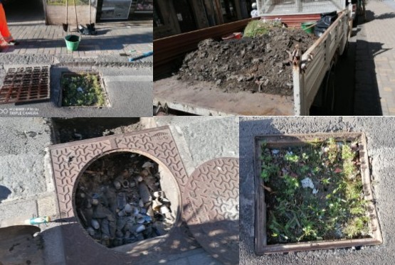 LAVORI – A Brolo gli operai del comune ripuliscono tombini e caditoie nel segno della prevenzione