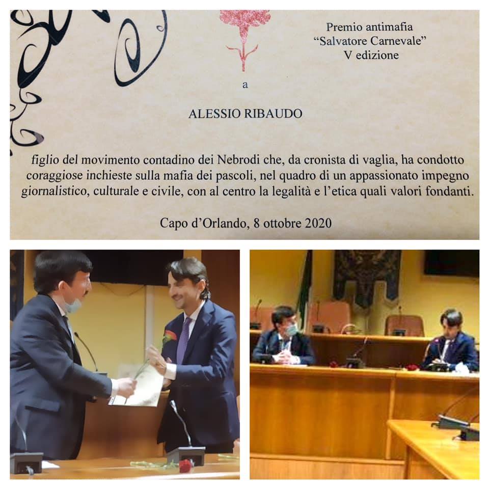 PIERO FAGONE & ALESSIO RIBAUDO – Al Premio antimafia “Salvatore Carnevale”