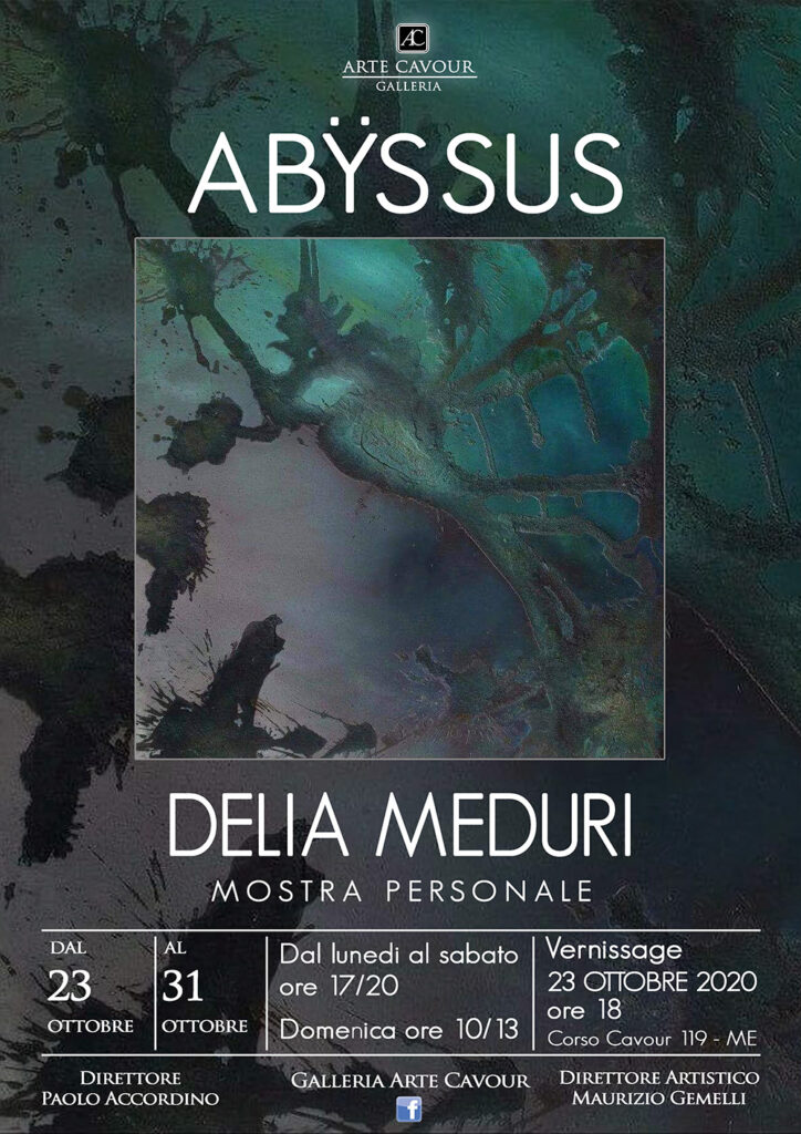 MOSTRE – ‘Abyssus’ la personale di Delia Meduri alla galleria Arte Cavour
