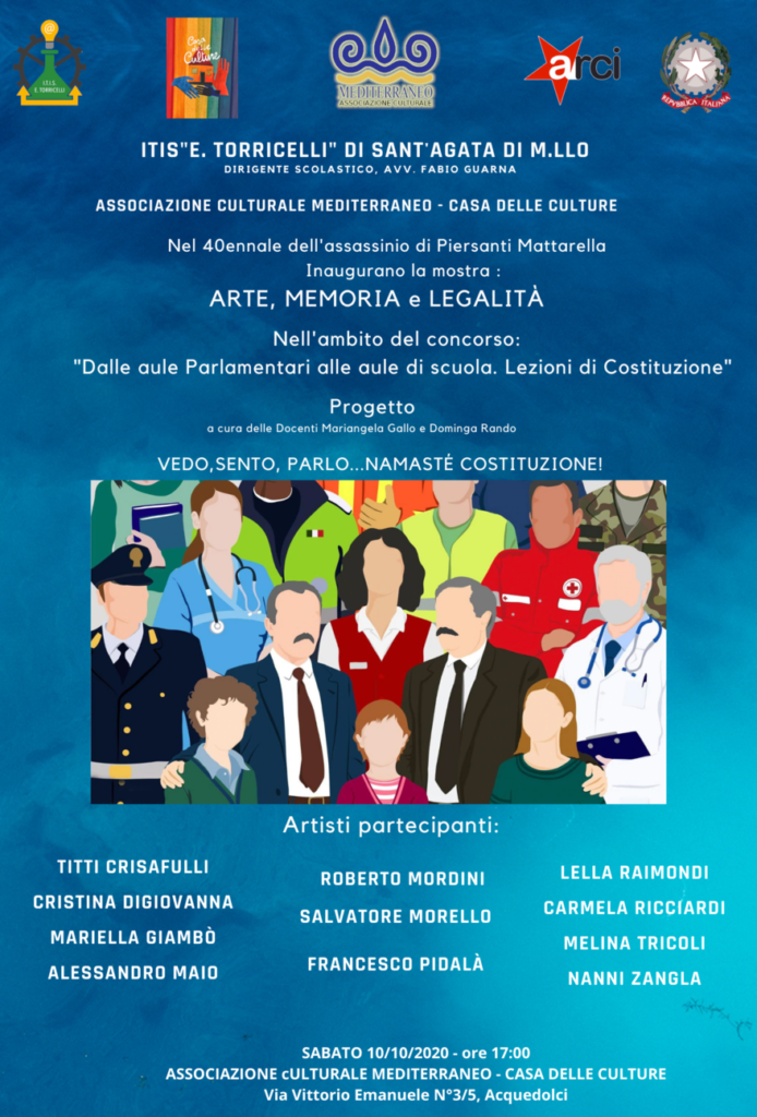 CASA DELLE CULTURE – Mostra-concorso nel quarantennale dell’assassinio del presidente Piersanti Mattarella