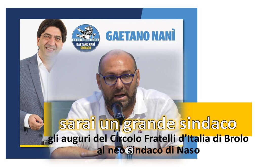 AUGURI A NEO SINDACI – Quelli di Nuccio Ricciardello a Gaetano Nanì