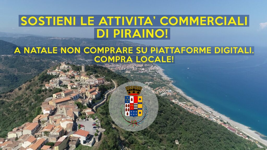 PIRAINO – A Natale acquisti sul territorio