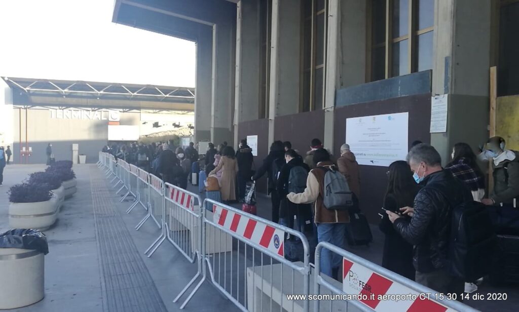 AEROPORTO – Covid test adesso a Catania