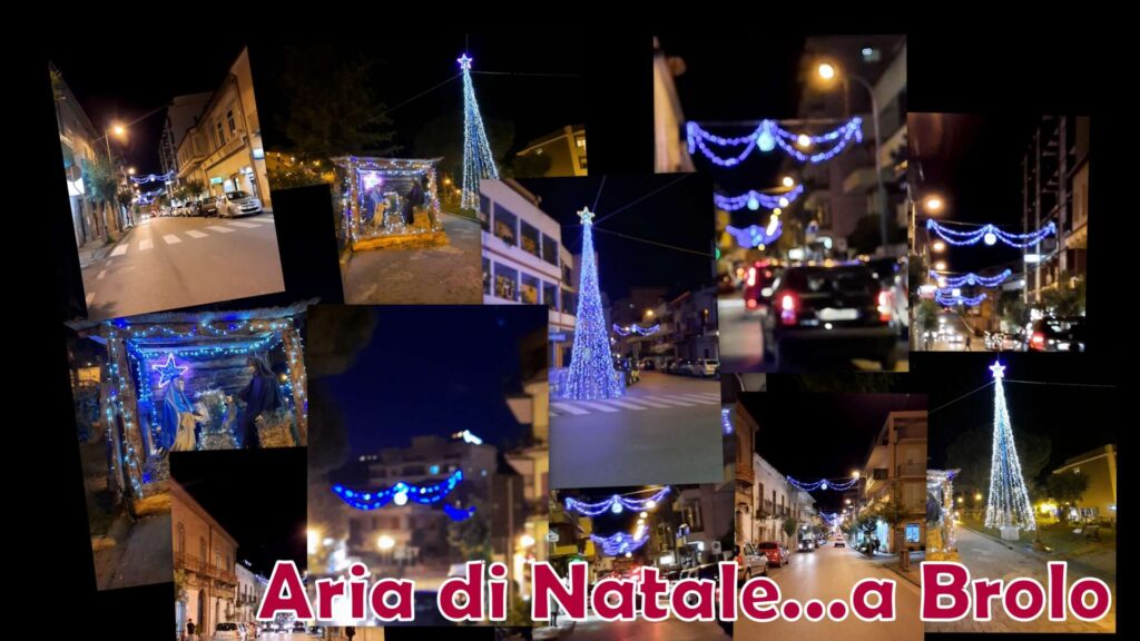 BROLO – Aria di Natale… si sono accese le luci delle “festa”