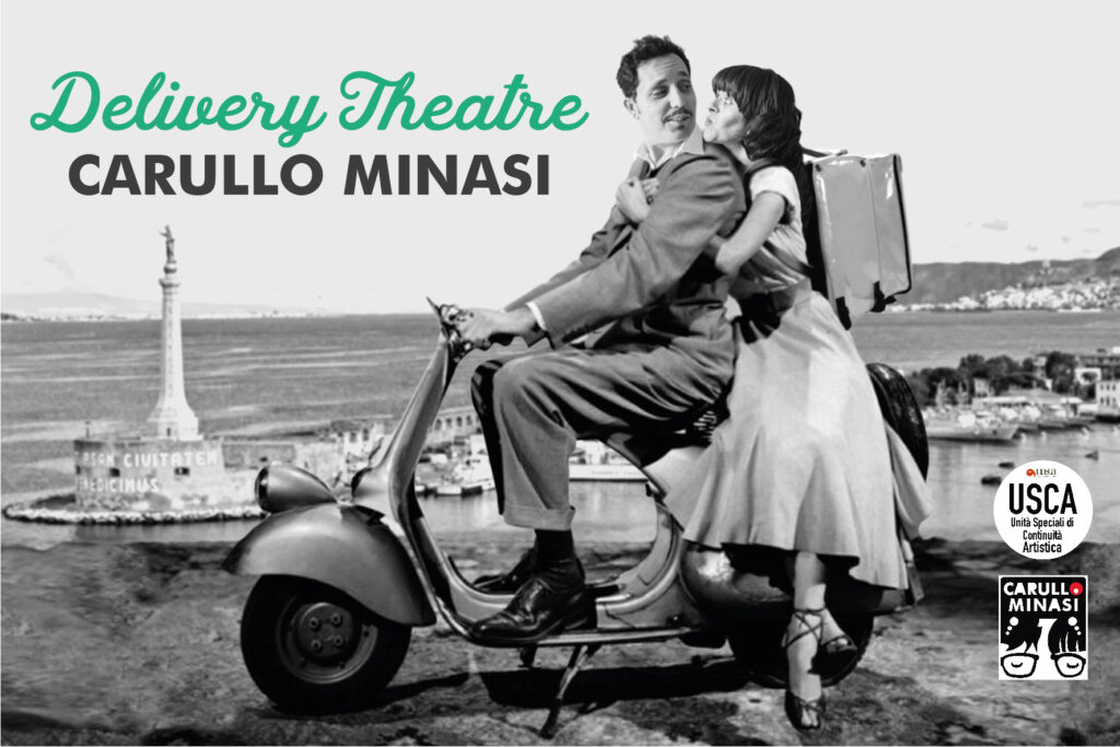 TEATRO – Carullo-Minasi in vespa per Delivery Theatre