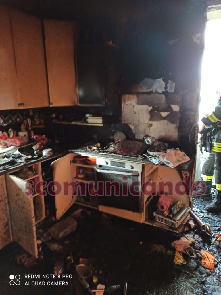BROLO – Incendio alla Marina. Semidistrutto un “basso”