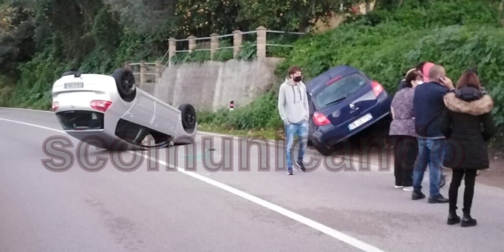 INCIDENTE – “Vola” sulla Statale… a Santa Carrà