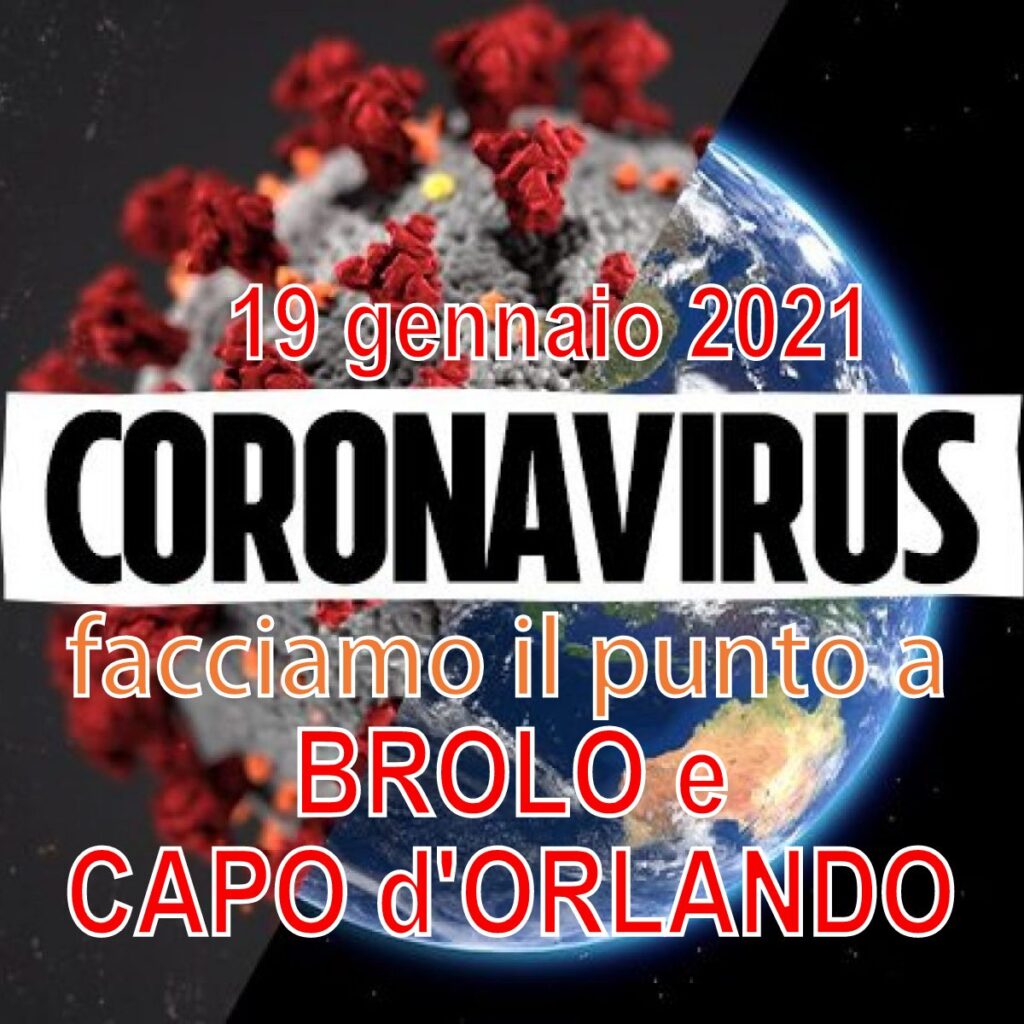 CORANAVIRUS – Oggi: Brolo 26, Capo d’Orlando 89