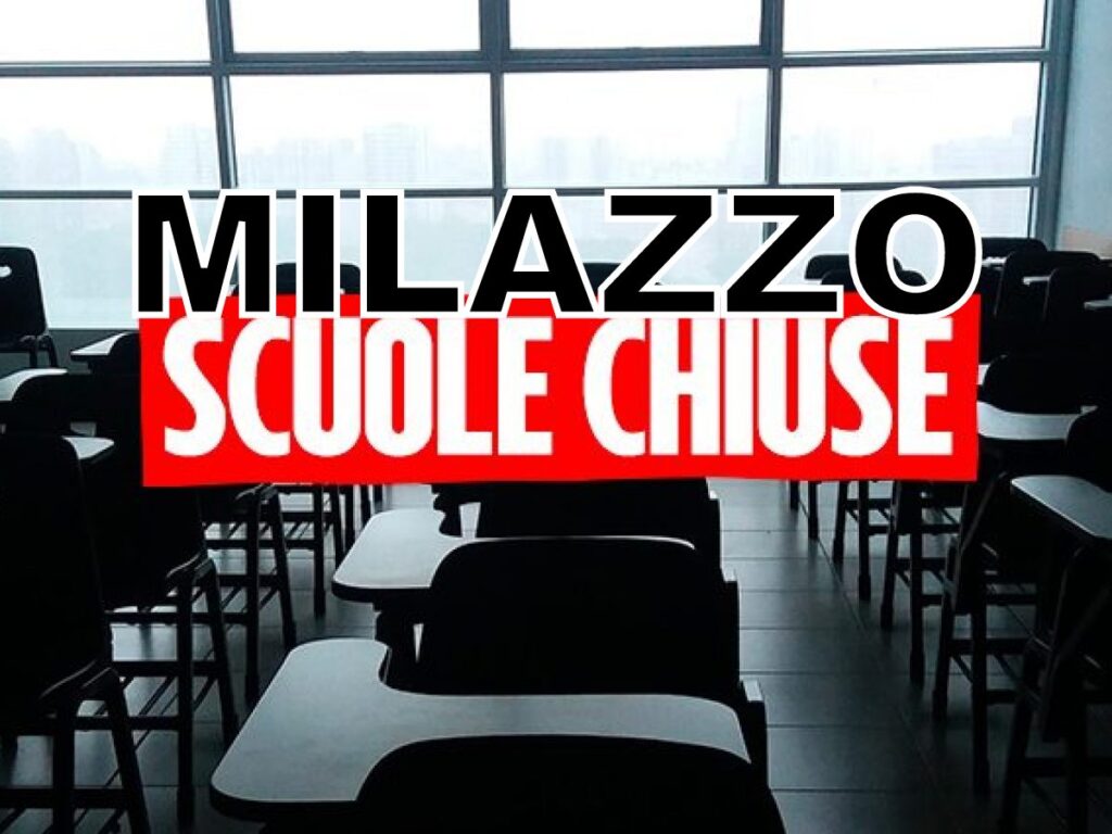 MILAZZO – Scuole chiuse. DAD fino al 25 gennaio