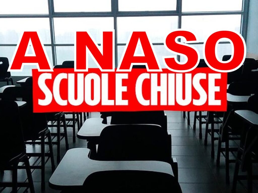 SCUOLE CHIUSE – A Naso, il sindaco le chiude da domani
