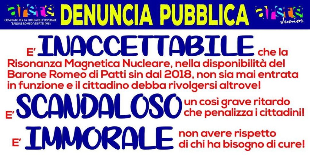 PATTI – Quella Risonanza Magnetica che non funziona