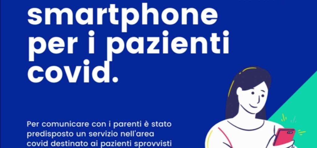 OSPEDALE PAPARDO – Uno smartphone per i pazienti covid