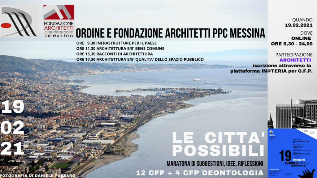ARCHITETTI – Domani la maratona d’architettura online