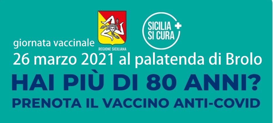 BROLO – Domani “giornata vaccinale” al palatenda