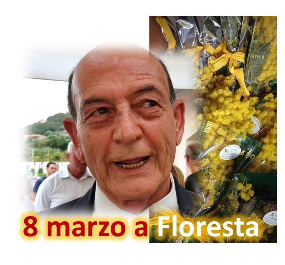 FLORESTA – Il sindaco regala mimose a tutte le donne del paese