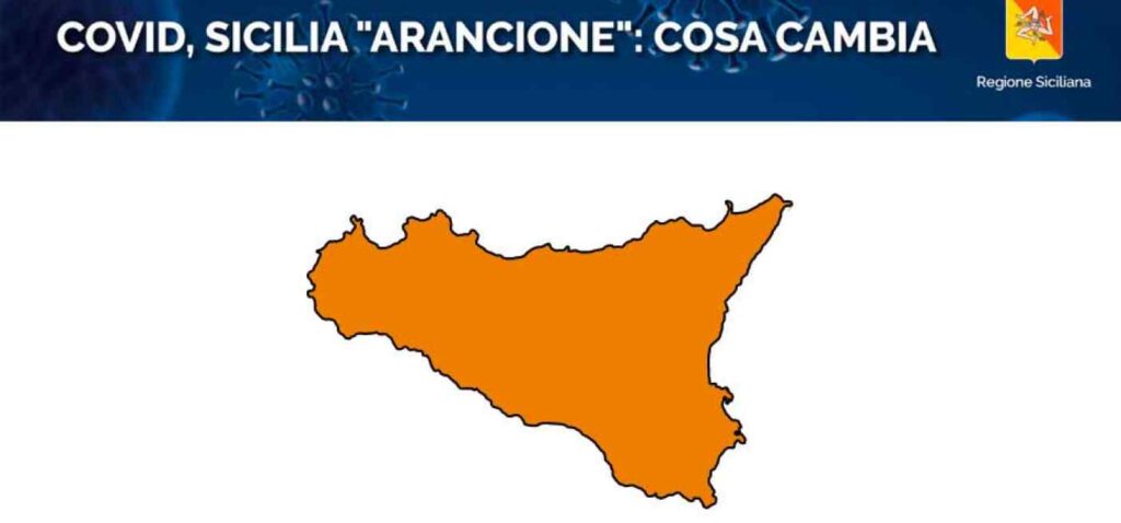 SICILIA IN ZONA ARANCIONE – Ecco che cosa si può fare fino al prossimo decreto