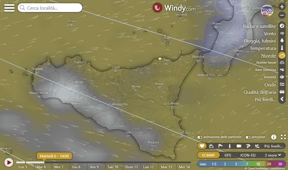BROLO METEO – Domani, sereno a partire dalle ore centrali