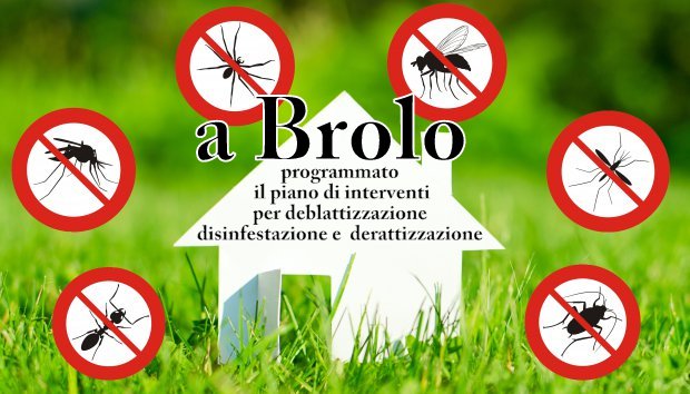 BROLO – Tutto pronto per la bonifica del territorio con disinfestazione, derattizzazione e deblattizzazione