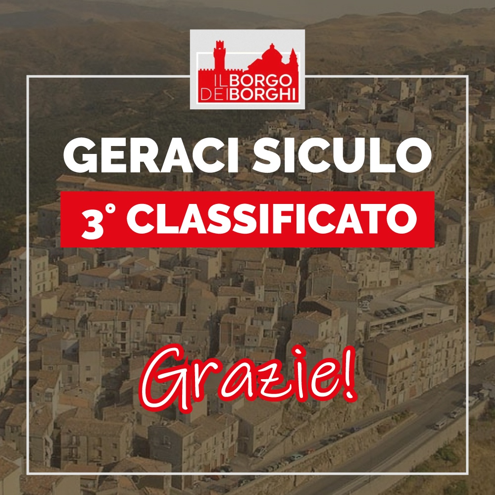 MADONIE – Geraci Siculo sul podio ma non vince all’edizione 2021 di Borgo dei borghi