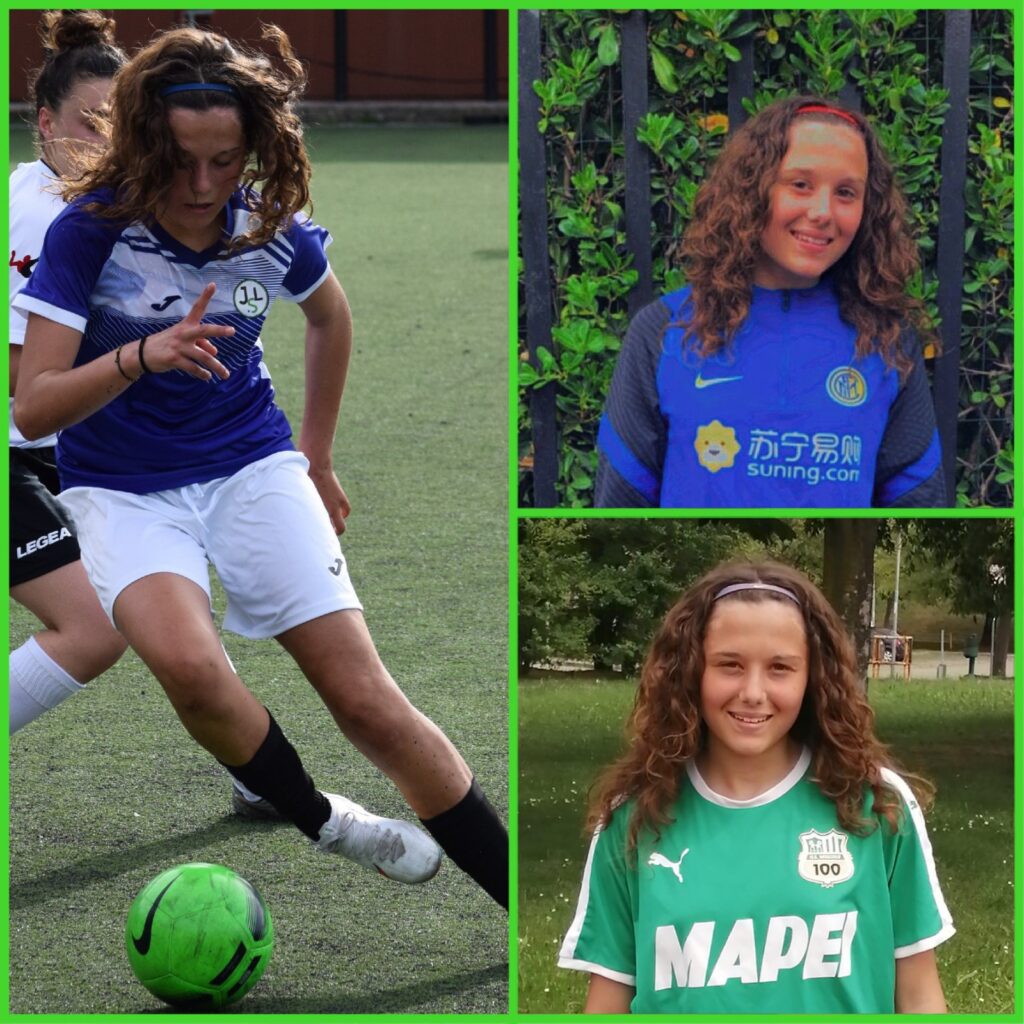 CALCIO – JSL Women, le emozioni vissute da Sofia Di Benedetto negli allenamenti con Inter e Sassuolo