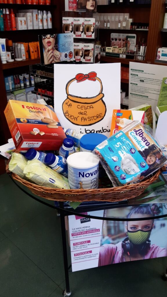 TERRA DI GESÙ ONLUS – In farmacia la Cesta del Buon Pastore