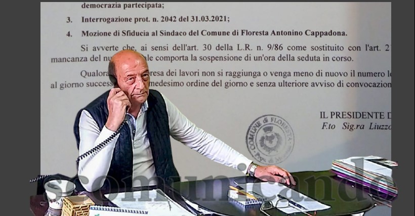 FLORESTA – Lunedì si discuterà sulla mozione di sfiducia. Ed il sindaco è fiducioso e “continuo a lavorare per la mia comunità” 