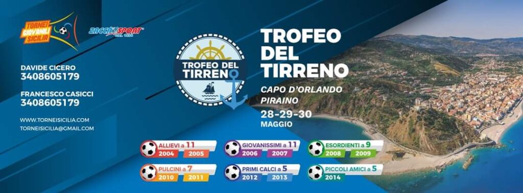 CAPO D’ORLANDO – Trofeo del Tirreno: domani la presentazione