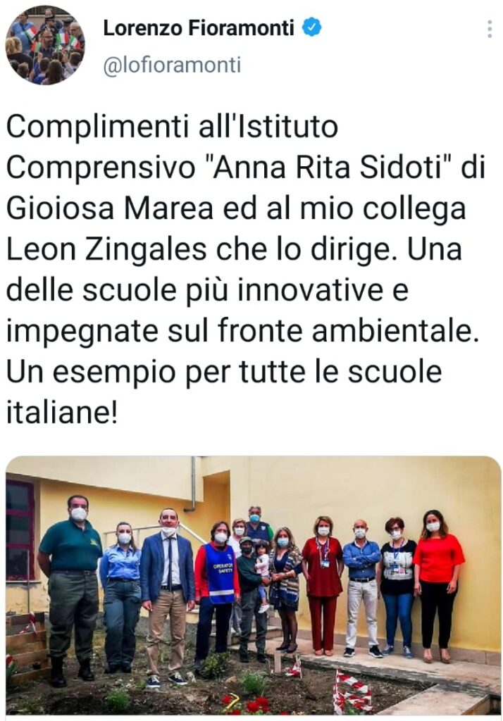 SCUOLE A GIOIOSA MAREA – Esempio per tutte quelle italiane che puntano al “green”