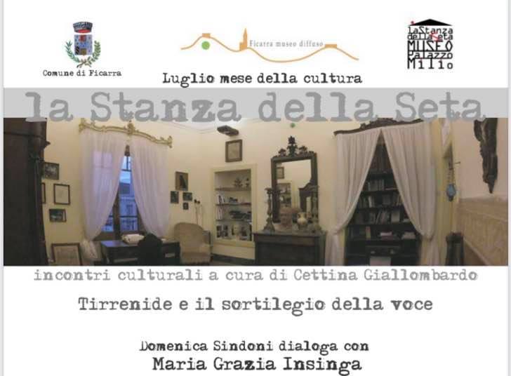 APPUNTAMENTI A FICARRA – Nel salotto letterario, sabato 3 luglio, Domenica Sindoni dialoga con Maria Grazie insinga