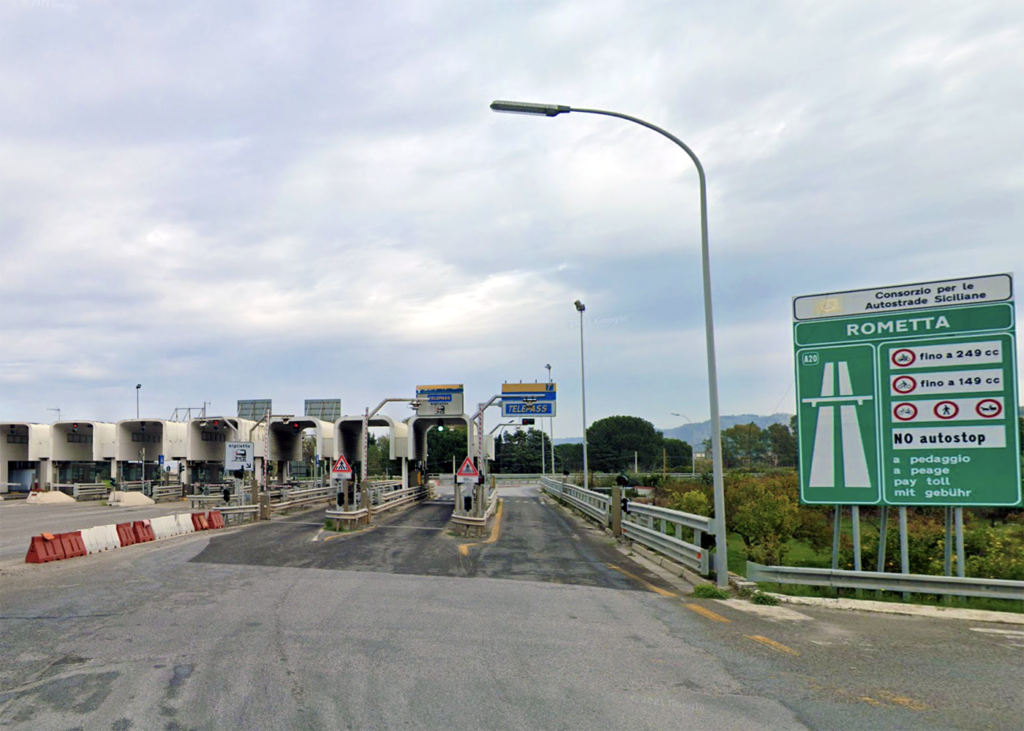 AUTOSTRADE SICILIANE – Riqualificazione A20, nuovo asfalto anche per lo svincolo di Rometta