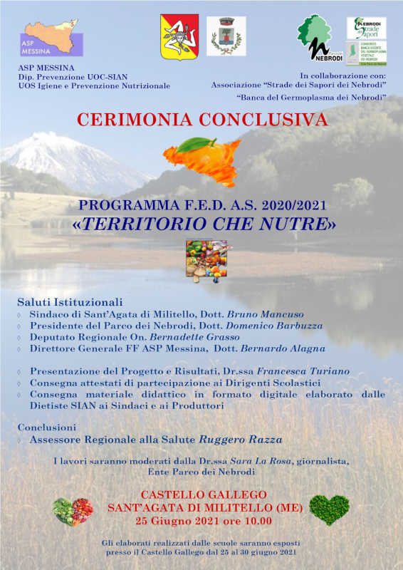 SANT’AGATA MILITELLO – “Territorio che nutre”. Dai legumi all’olio, dai cereali al miele con le creazioni degli studenti