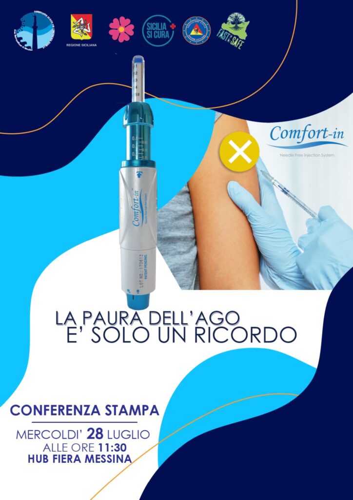COVID – A Messina vaccini senza puntura: sono i primi in Europa