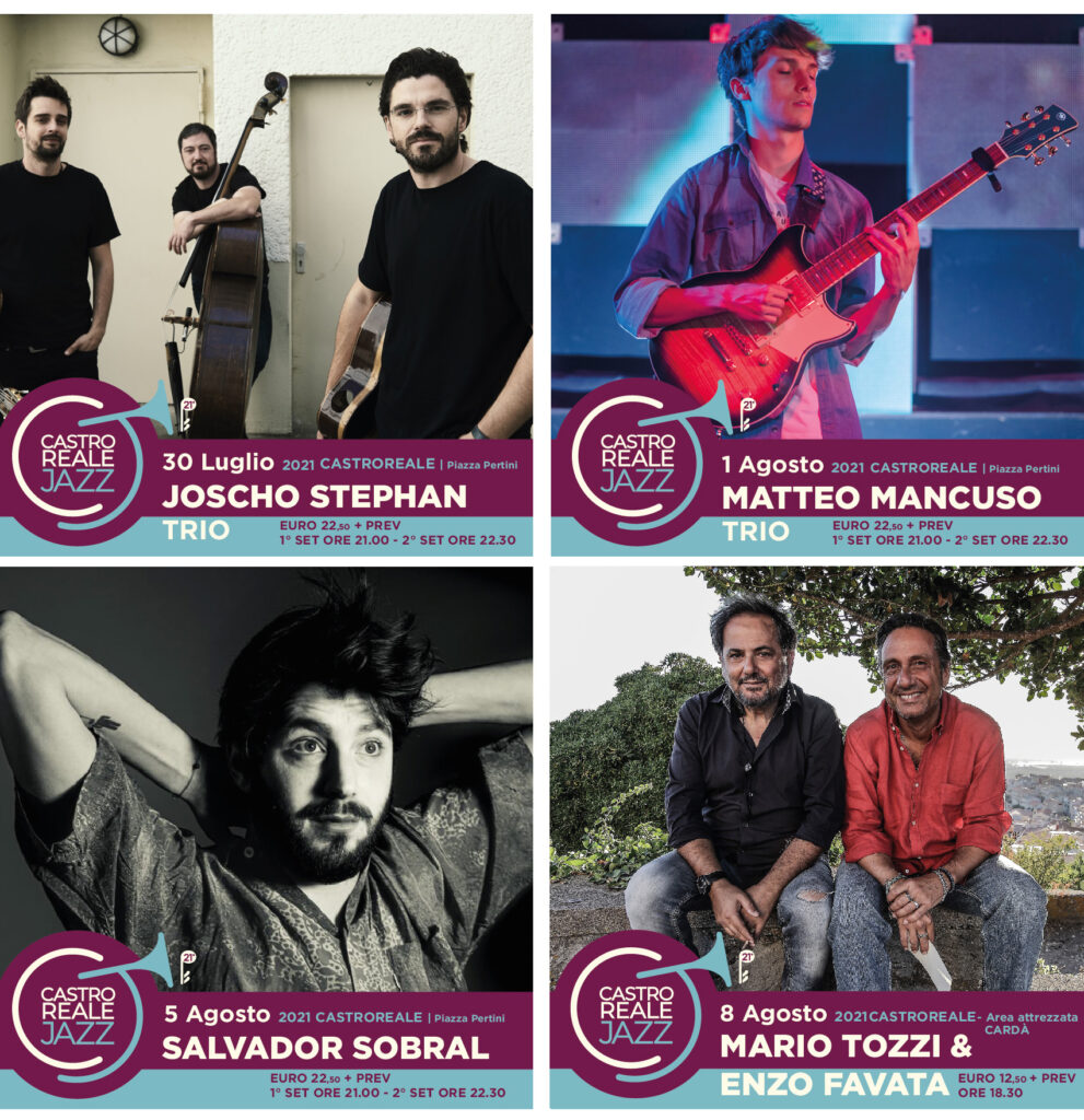 CASTROREALE JAZZ FESTIVAL 2021 – Dal 30 luglio la XXI edizione