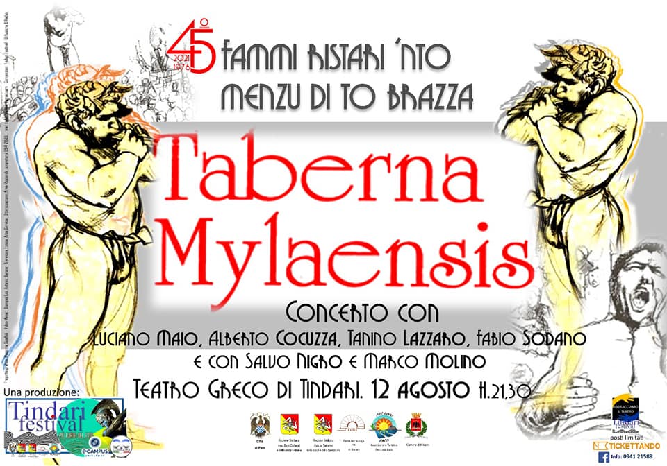 TINDARI – Giovedì 12 agosto sul palco del teatro antico la Taberna Mylaensis