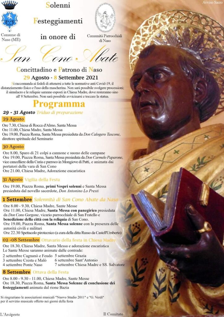 NASO – Festa San Cono ‘Na vuci viva razzi i San Conu’