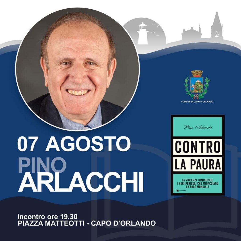 NOTTURNO D’AUTORE – Domani sera Pino Arlacchi in Piazza Matteotti