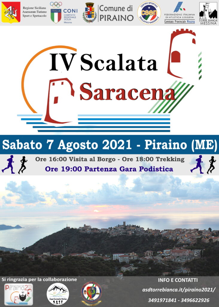 TORRE BIANCA GAMES – Si parte con la “IV Scalata Saracena” di sabato 7 agosto