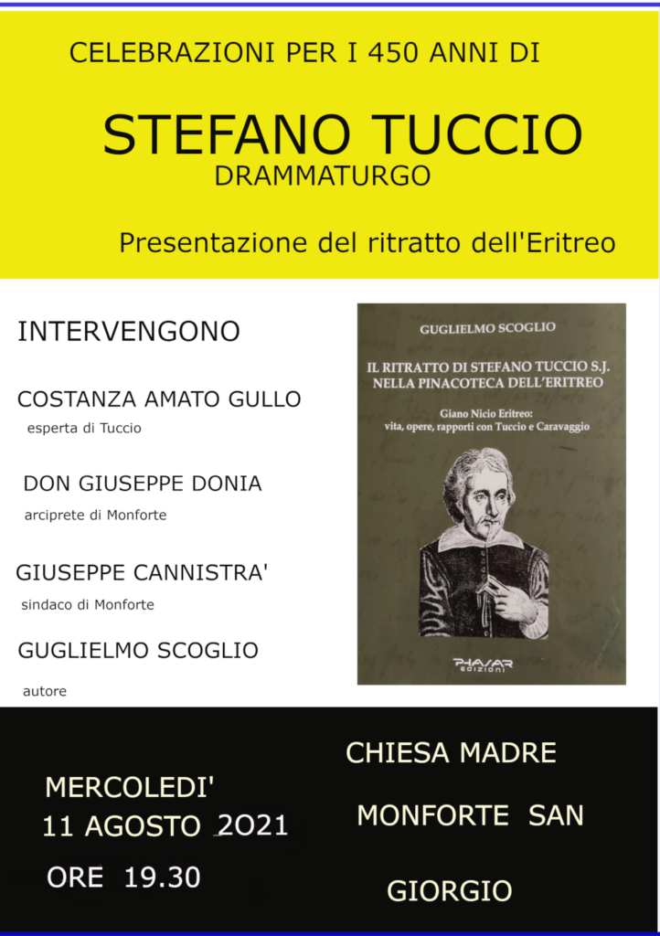 MONFORTE SAN GIORGIO – I quattrocento cinquanta anni di Stefano Tuccio