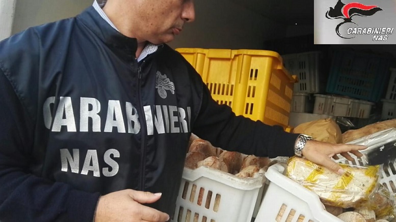 OLIVERI – 500kg di cibo e bevande conservati male. Nas provvedono a sequestro in un villaggio turistico