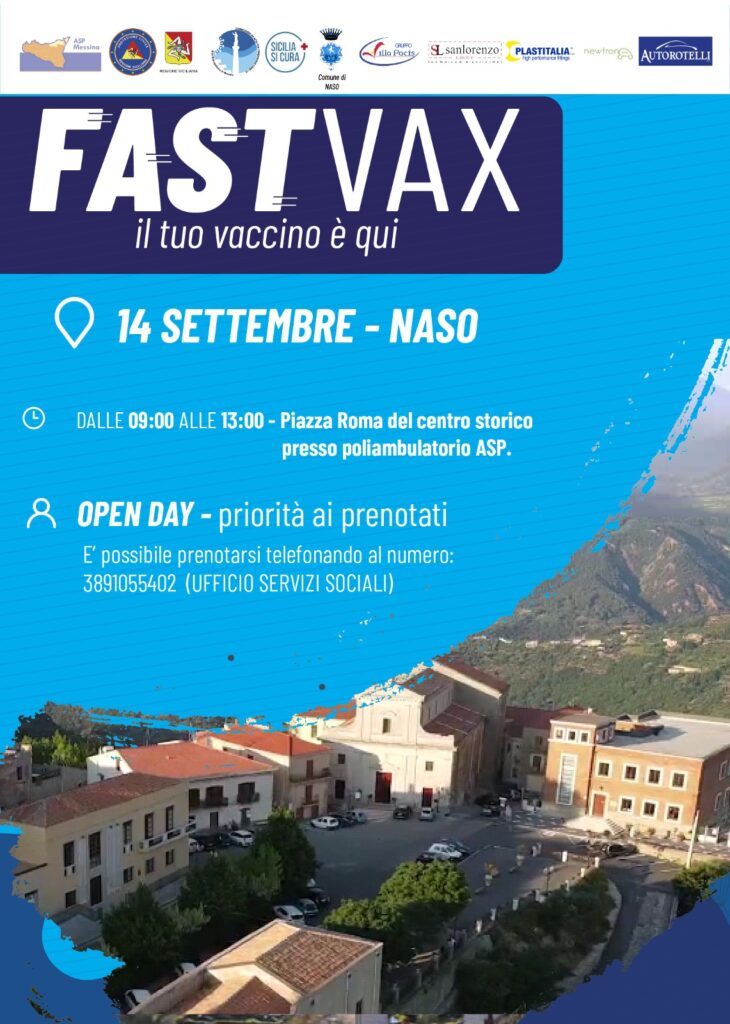 NASO – Coronavirus, in netto calo i positivi. Martedì 14 il FastVax