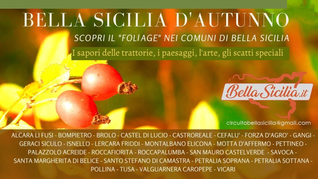 TURISMO – Bella Sicilia d’autunno, week tra foliage e sapori