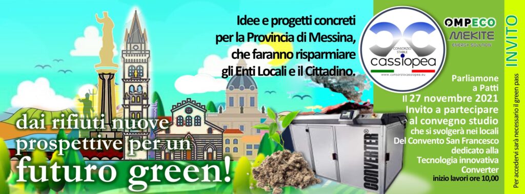 PATTI – Un convegno studio sullo smaltimento dei rifiuti, Tecnologie per un futuro green