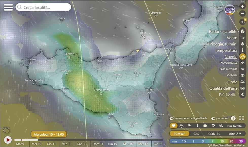 MALTEMPO SICILIA – Verso l’allerta arancione