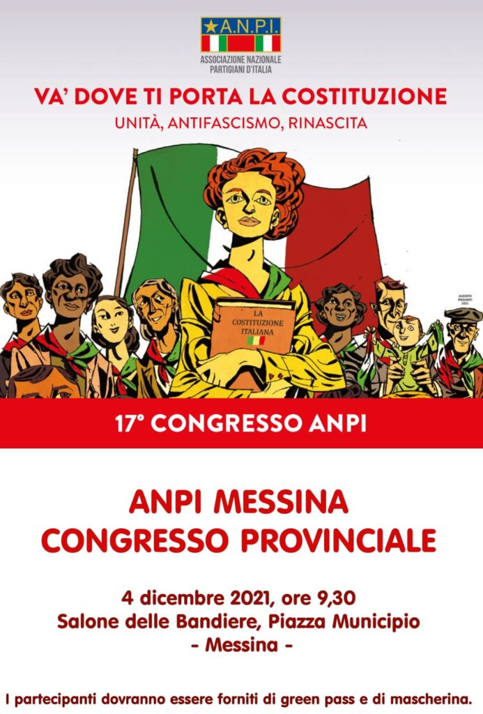 ANPI – Conclusi i congressi cittadini di Barcellona, Capo d’Orlando, Messina, Milazzo e Raccuja
