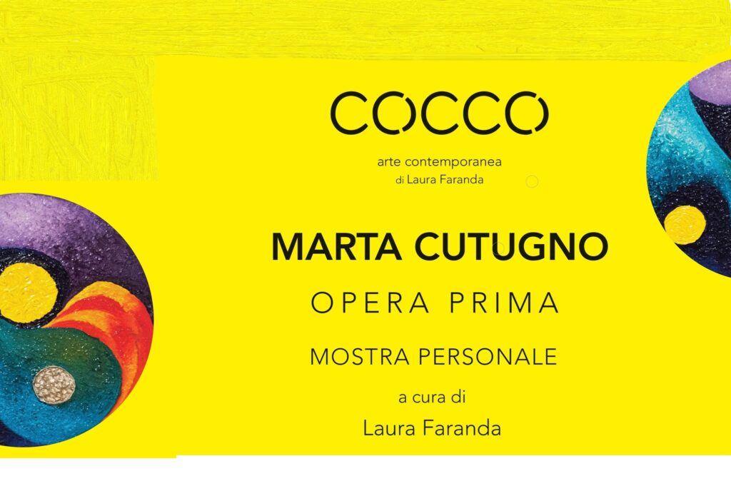 OPERA PRIMA – Dal 6 novembre a Messina la mostra di Marta Cutugno