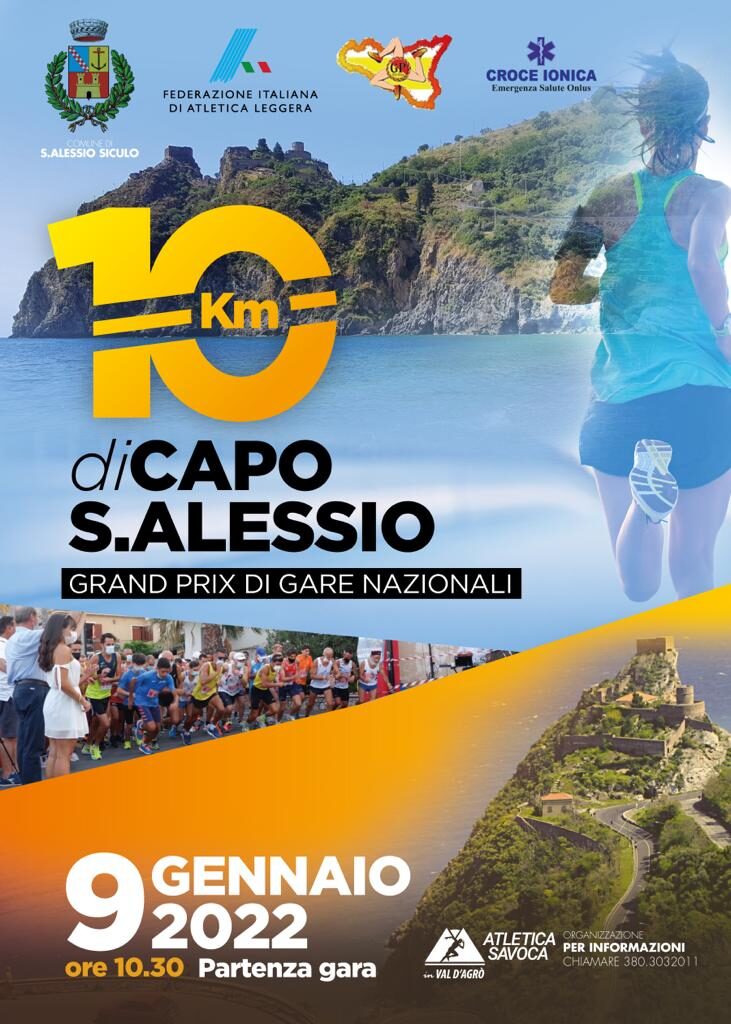 PODISMO – La “10 km di capo Sant’Alessio” prima prova del Grand Prix Sicilia 2022