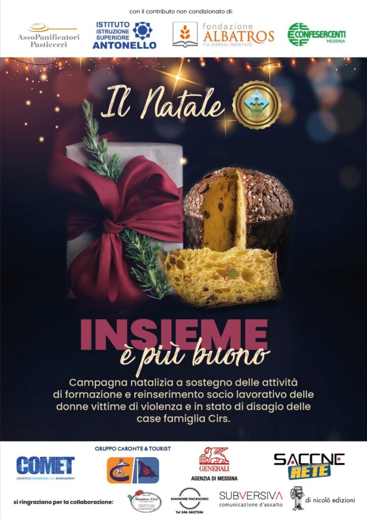 INSIEME È PIÙ BUONO – La campagna solidale natalizia del Cirs che ha unito scuola, associazioni e imprenditoria