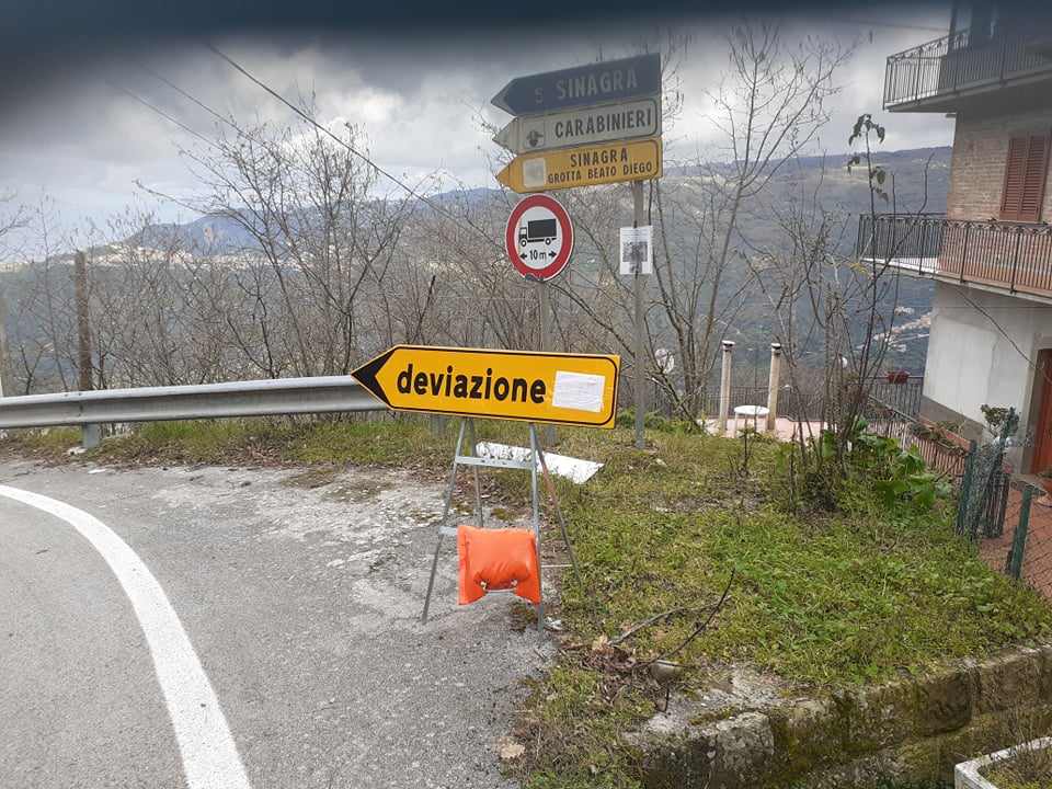 VIABILITA’ SS116 – Ancora interrotta tra Castell’Umberto e Ucria