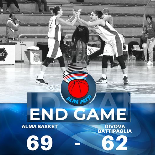 BASKET – Alma Patti, la striscia positiva si allunga: quarta vittoria di fila